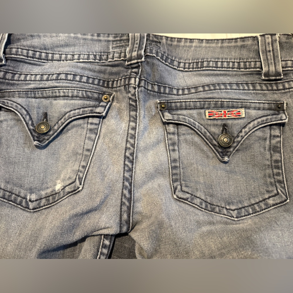Vintage Y2K Hudson's gray boot cut jeans